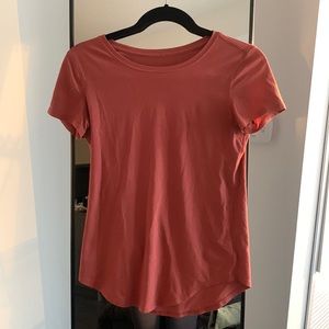 Rust color lululemon love tshirt!